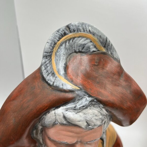 VTG 70s Pirate Gypsy Wench Ceramic Statue Figurine Bust Set Holland Mold 3D - Picture 7 of 8